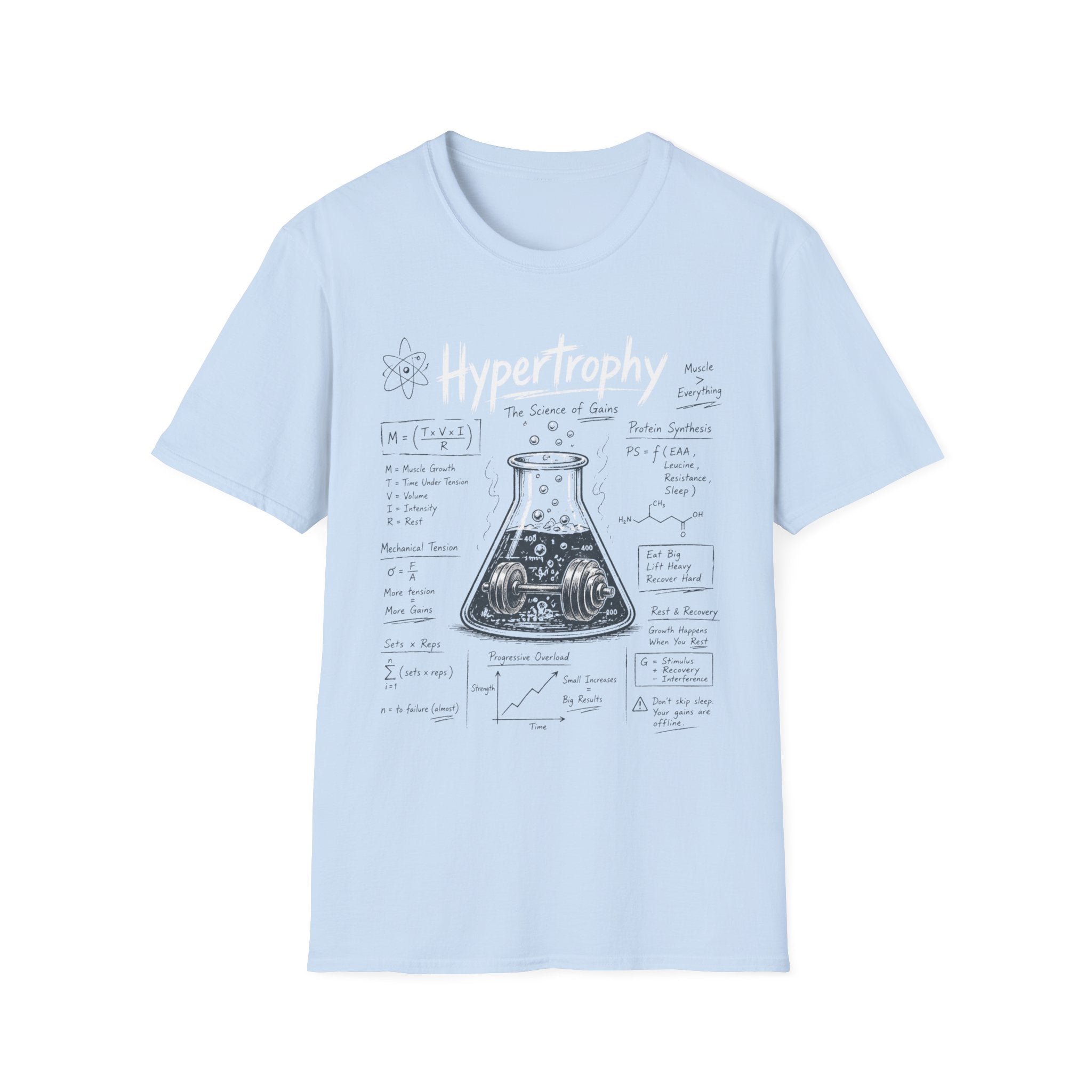 Hypertrophy Science of Gains — Fitness Tee