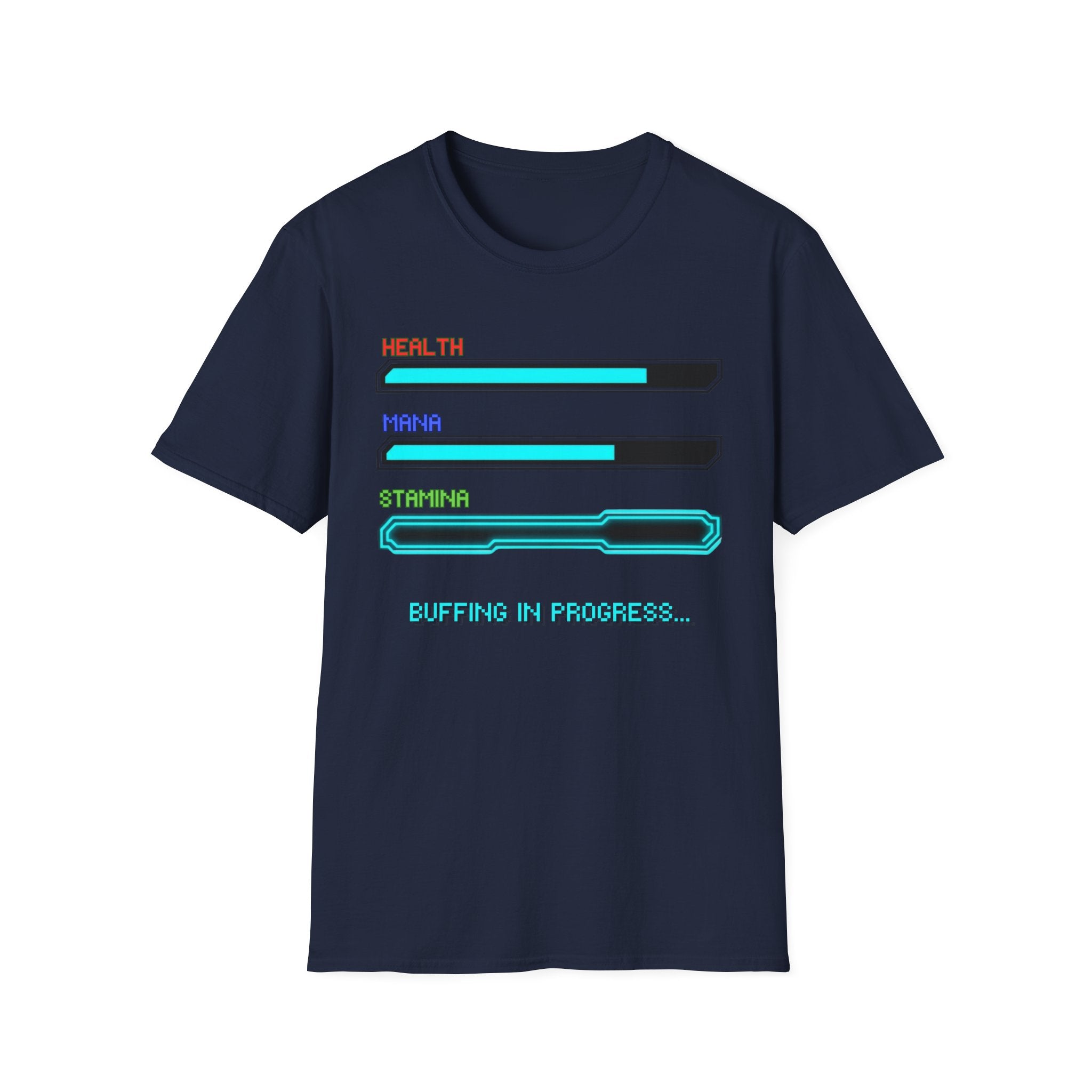 Buffing in Progress — Gamer Fitness Tee