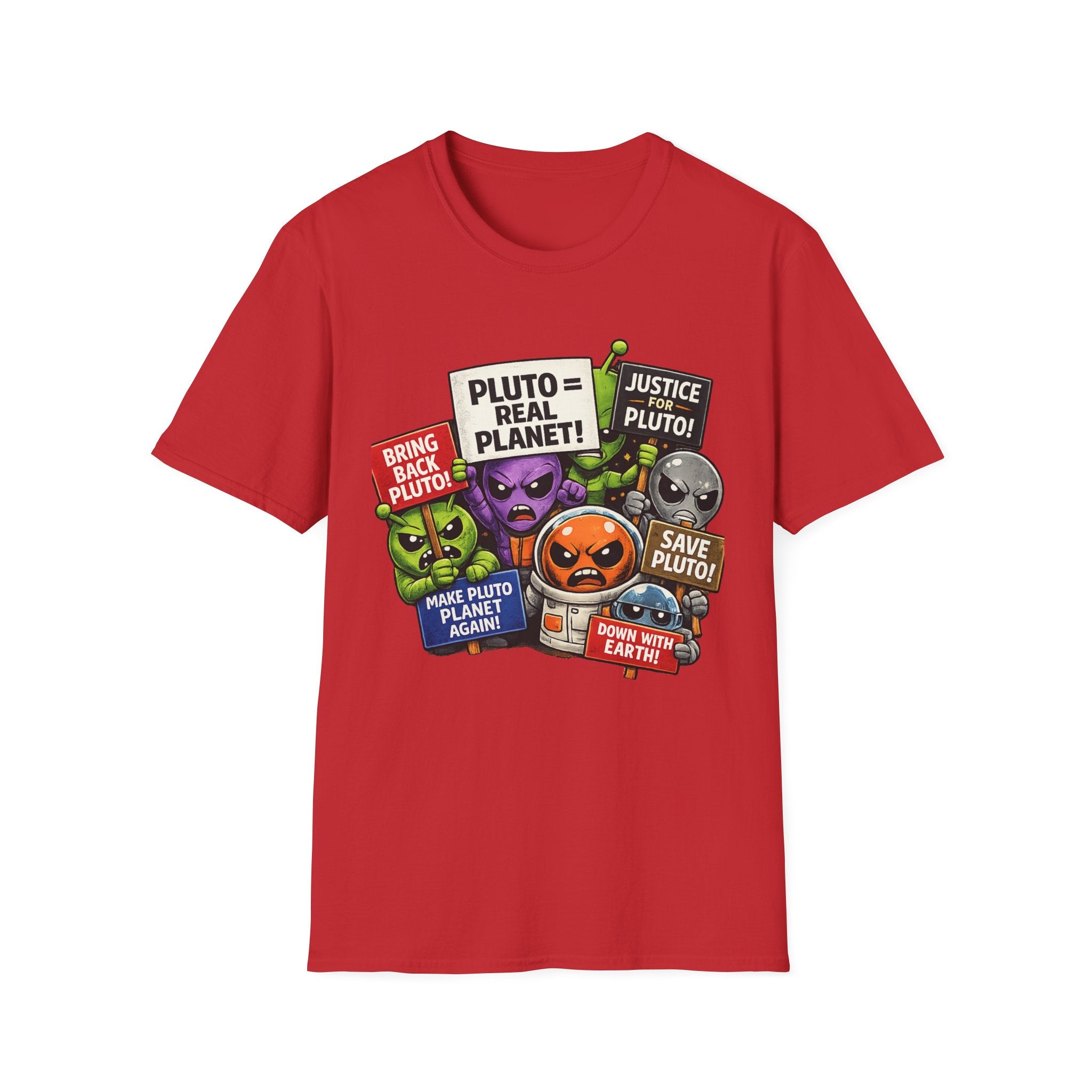 Pluto Picket Line | Nerd Graphic Tee