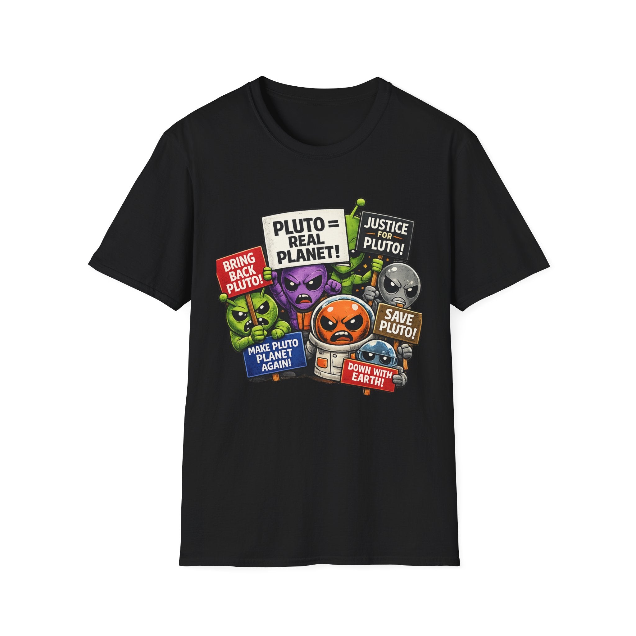 Pluto Picket Line | Nerd Graphic Tee