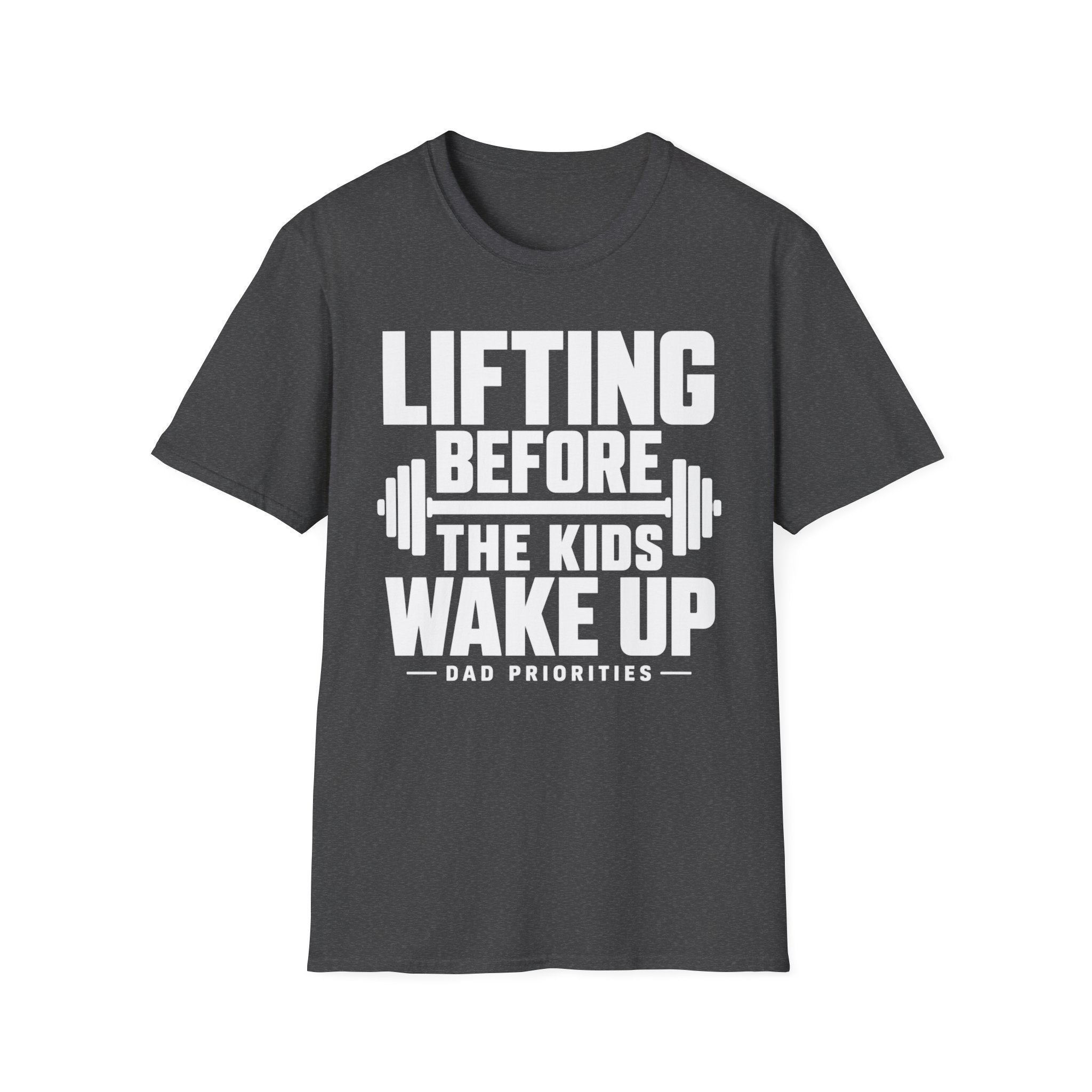 Lifting Before the Kids Wake Up — Dad Fitness Gym Tee