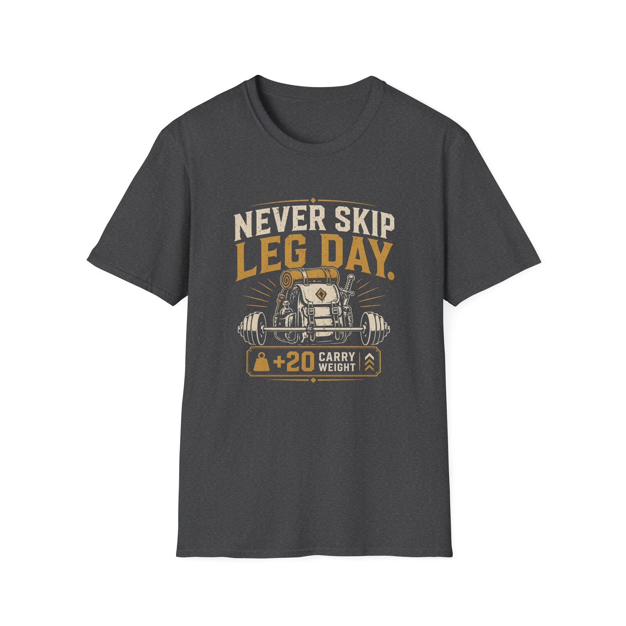 Never Skip Leg Day Gym Workout Tee