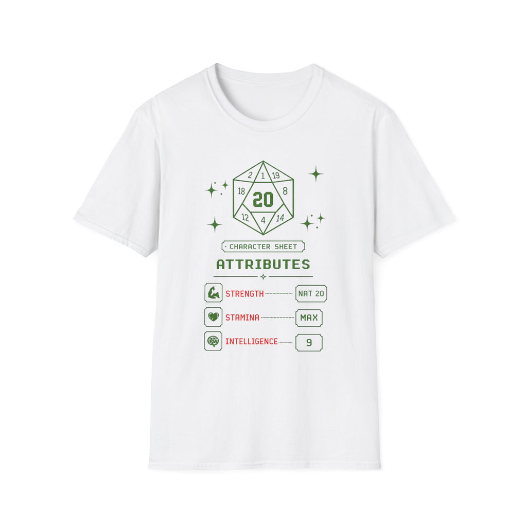 Gym RPG Stats Tee
