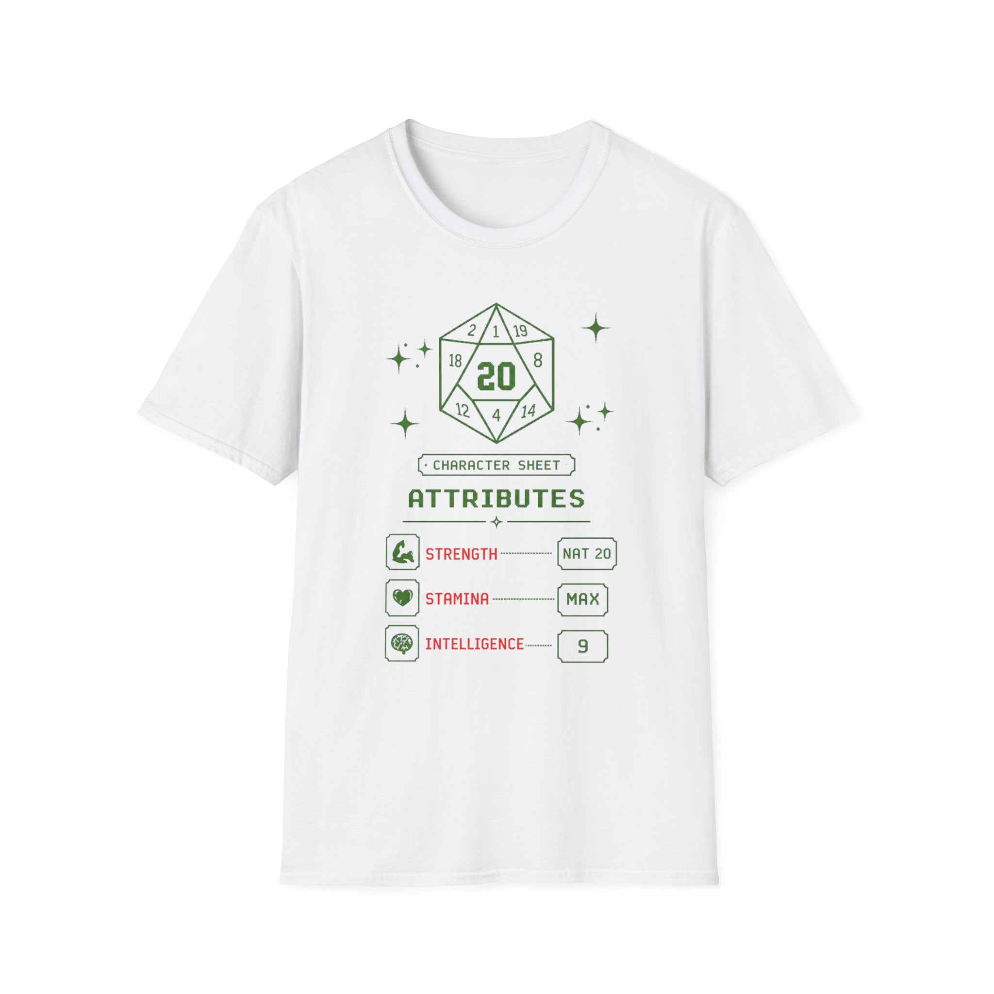 Gym RPG Stats Tee