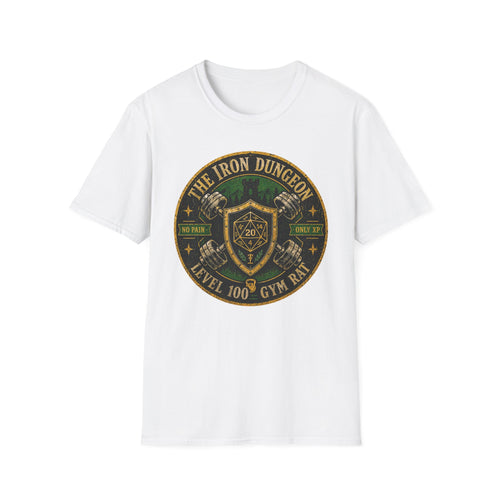 "The Iron Dungeon" Level 100 Gym Rat Tee