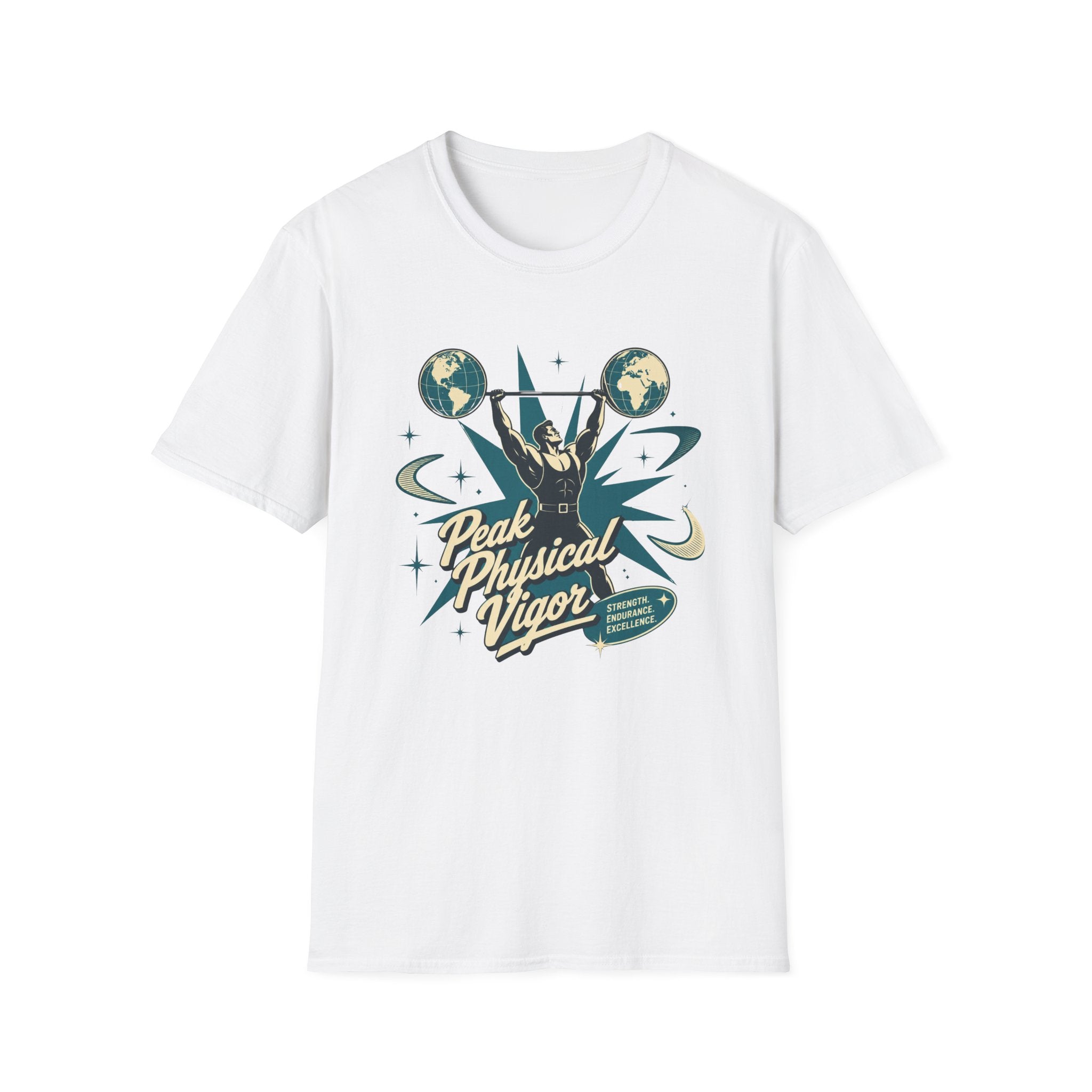 Peak Physical Vigor — Retro Fitness Graphic Tee