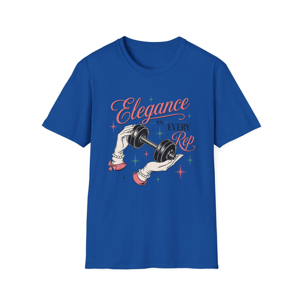 Elegance in Every Rep — Feminine Weightlifting Gym Tee