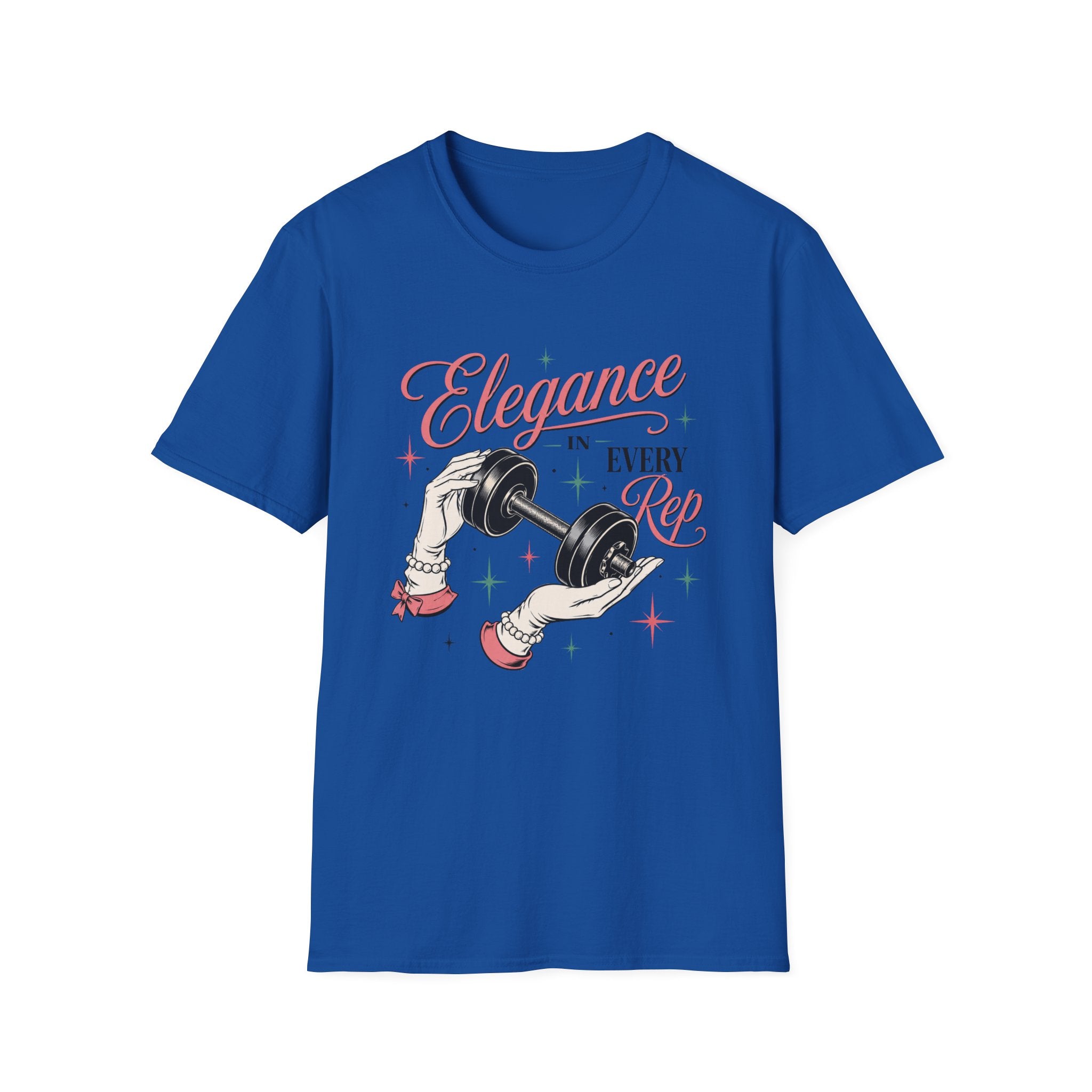 Elegance in Every Rep — Feminine Weightlifting Gym Tee