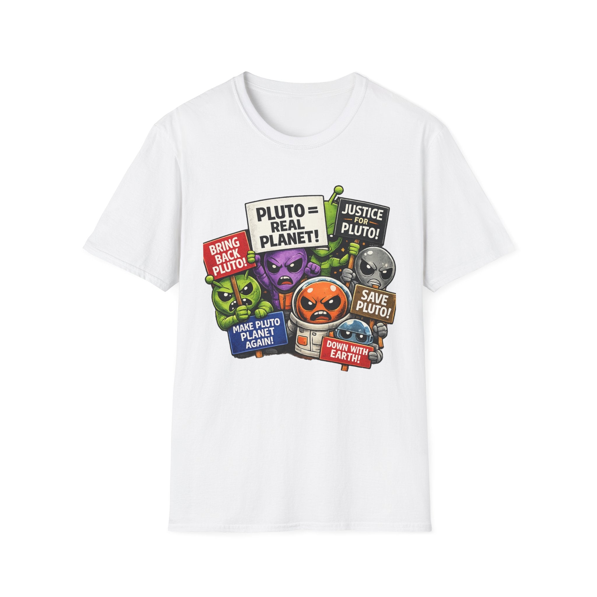 Pluto Picket Line | Nerd Graphic Tee