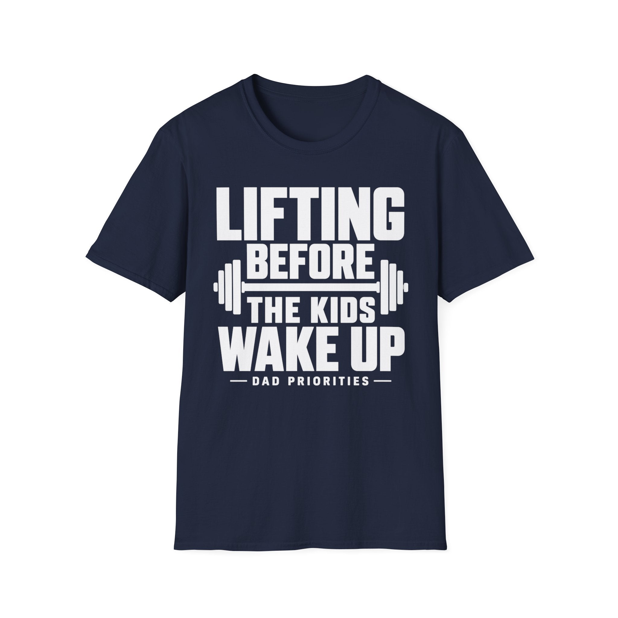 Lifting Before the Kids Wake Up — Dad Fitness Gym Tee