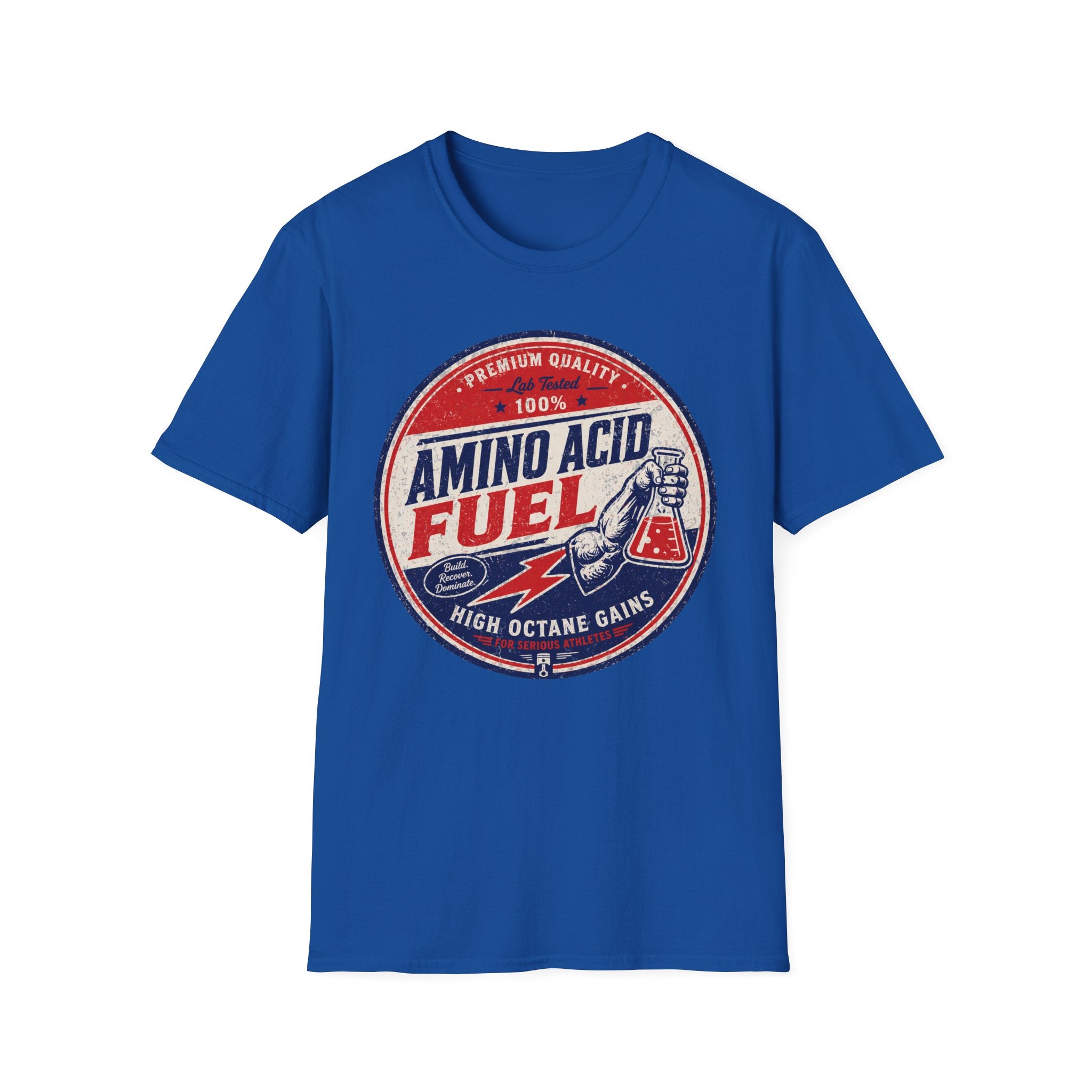 Amino Acid Fuel Tee – Retro Fitness Shirt