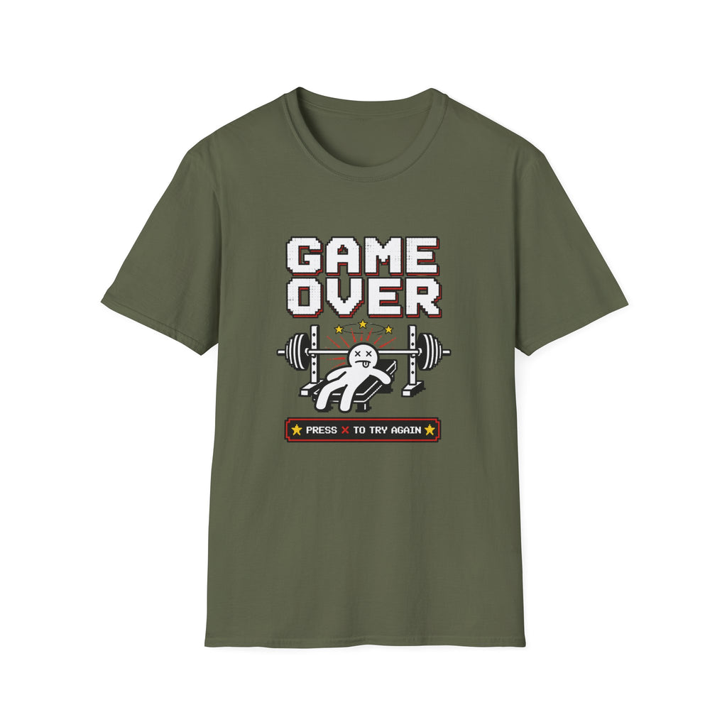 Game Over “Press R to Try Again” Tee