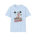 Steel & Sweetness — Retro Weightlifting Graphic Tee