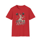 Steel & Sweetness — Retro Weightlifting Graphic Tee