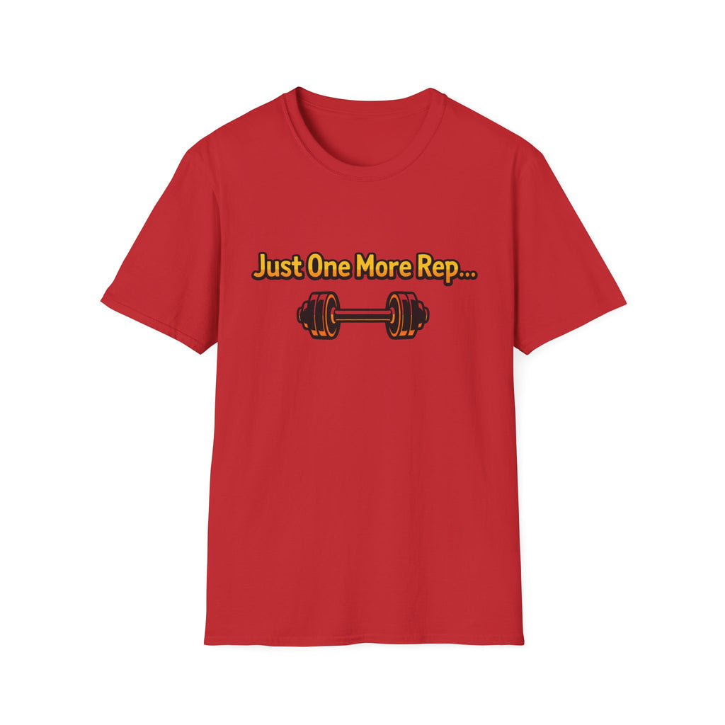 Just One More Rep — Motivational Gym Shirt