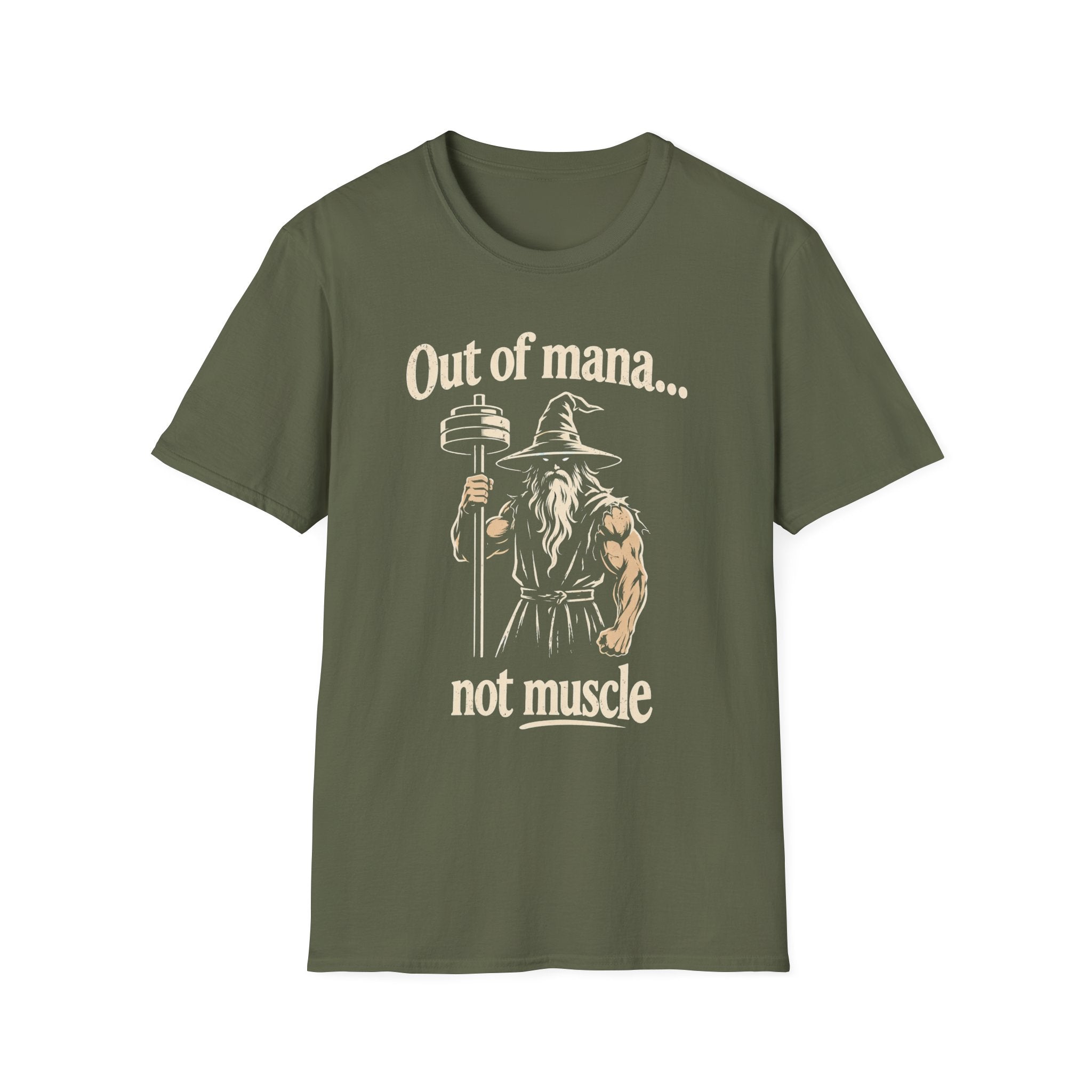 Out of Mana Not Muscle Tee