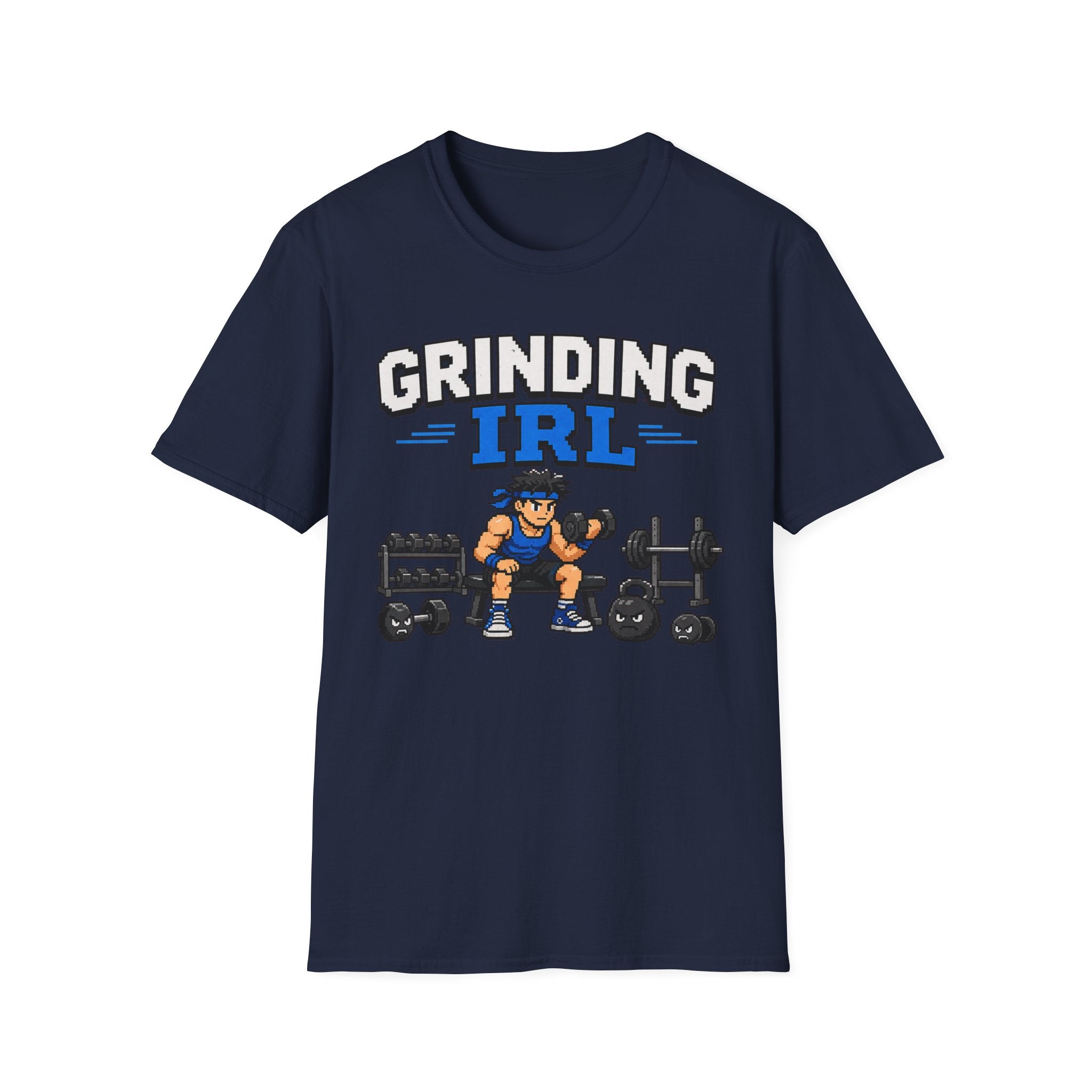 Grinding IRL — Gym Workout Motivation Tee