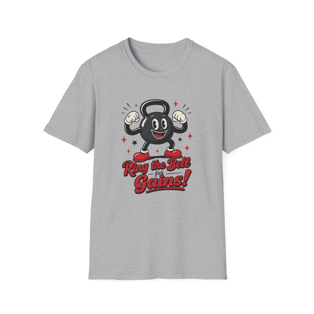 Ring the Bell for Gains! Fitness T-Shirt