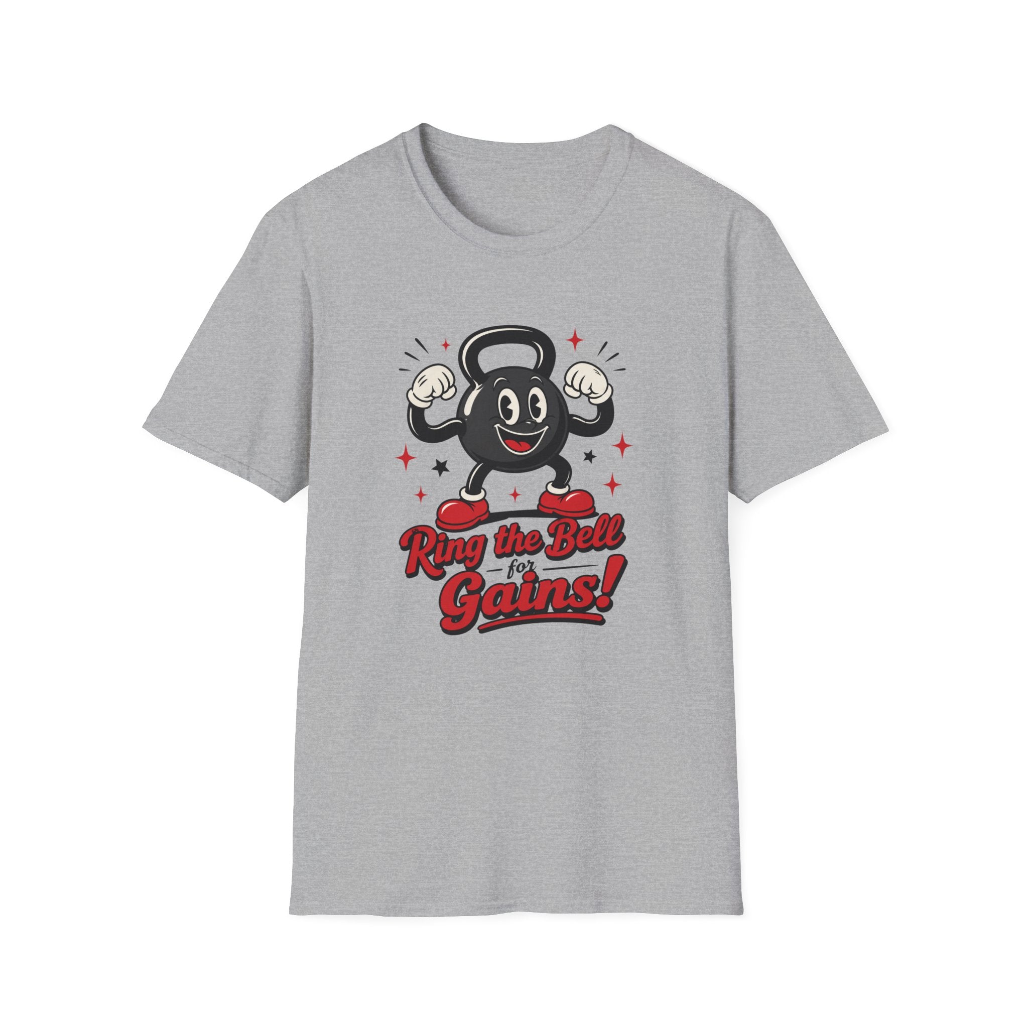Ring the Bell for Gains! Fitness T-Shirt