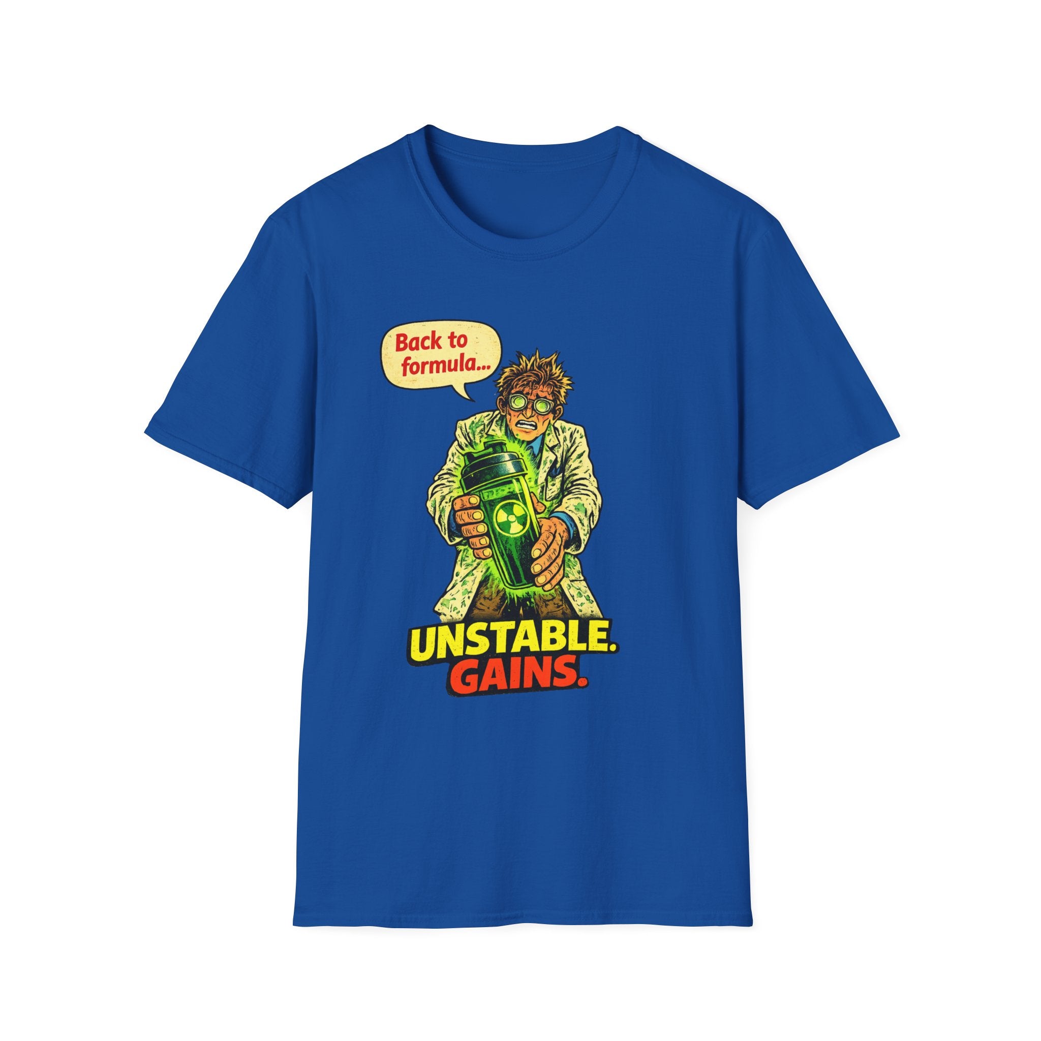 Back to Formula - Unstable Gains | Comic Book Scientist Gym Tee