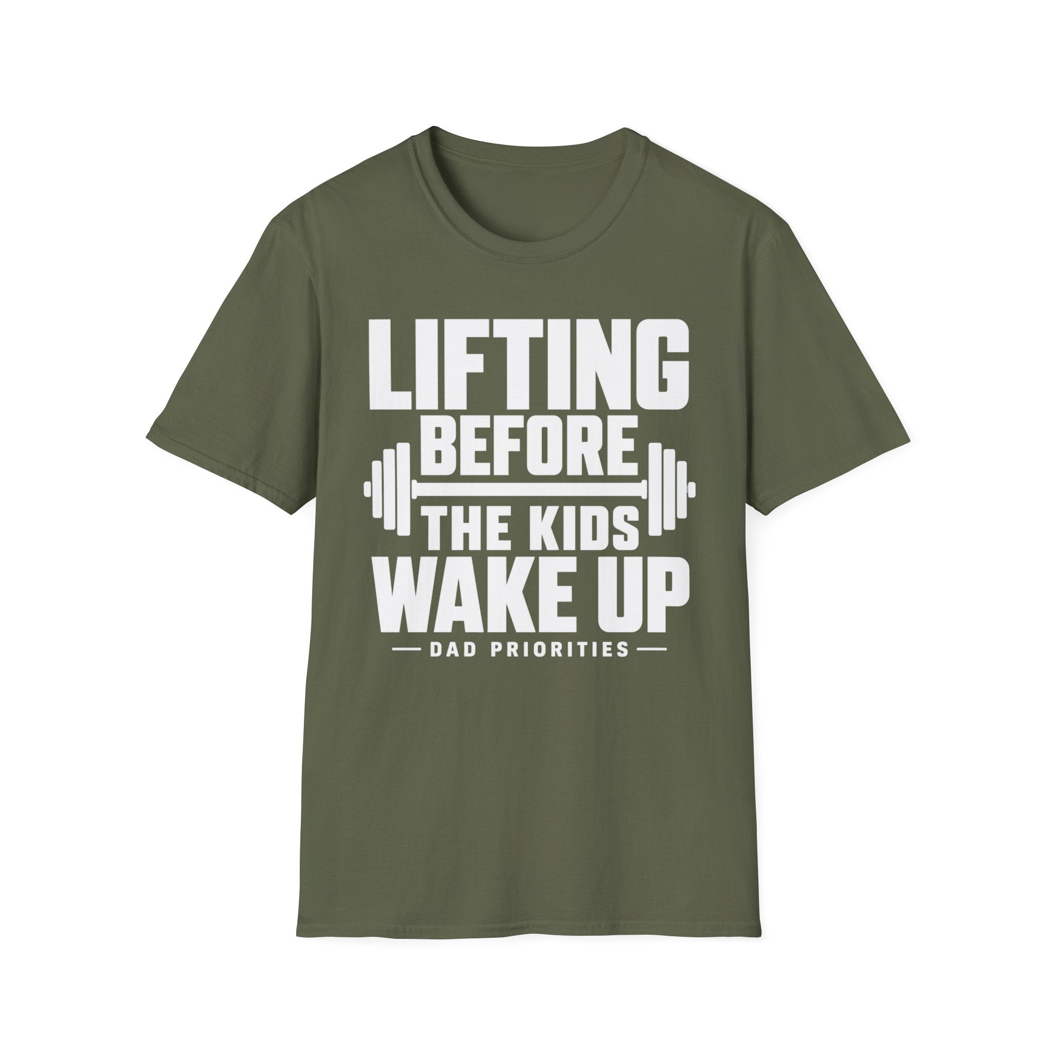 Lifting Before the Kids Wake Up — Dad Fitness Gym Tee