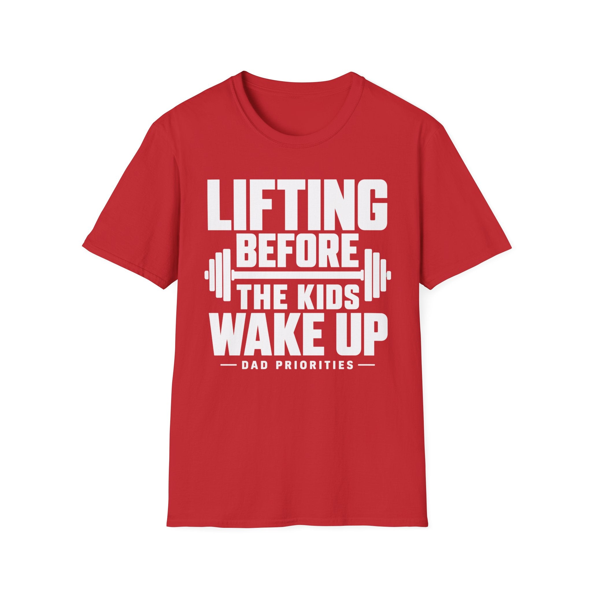 Lifting Before the Kids Wake Up — Dad Fitness Gym Tee