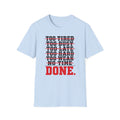 Done — Fitness & Hustle Workout Tee