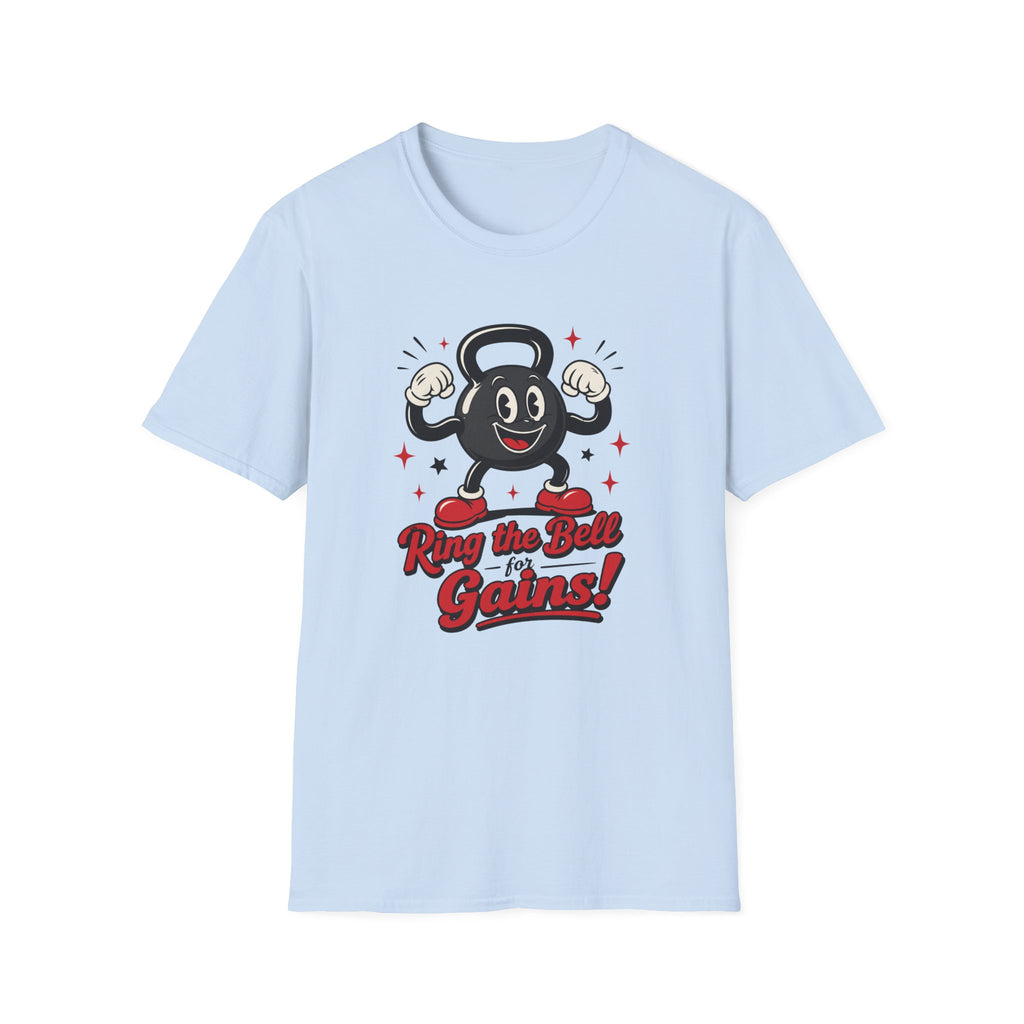 Ring the Bell for Gains! Fitness T-Shirt