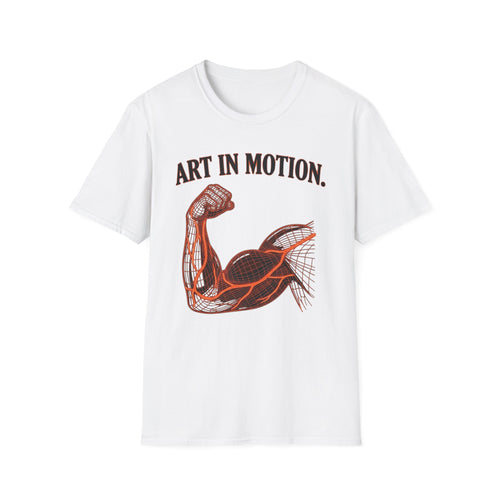 Art In Motion — Graphic Muscular Arm Tee