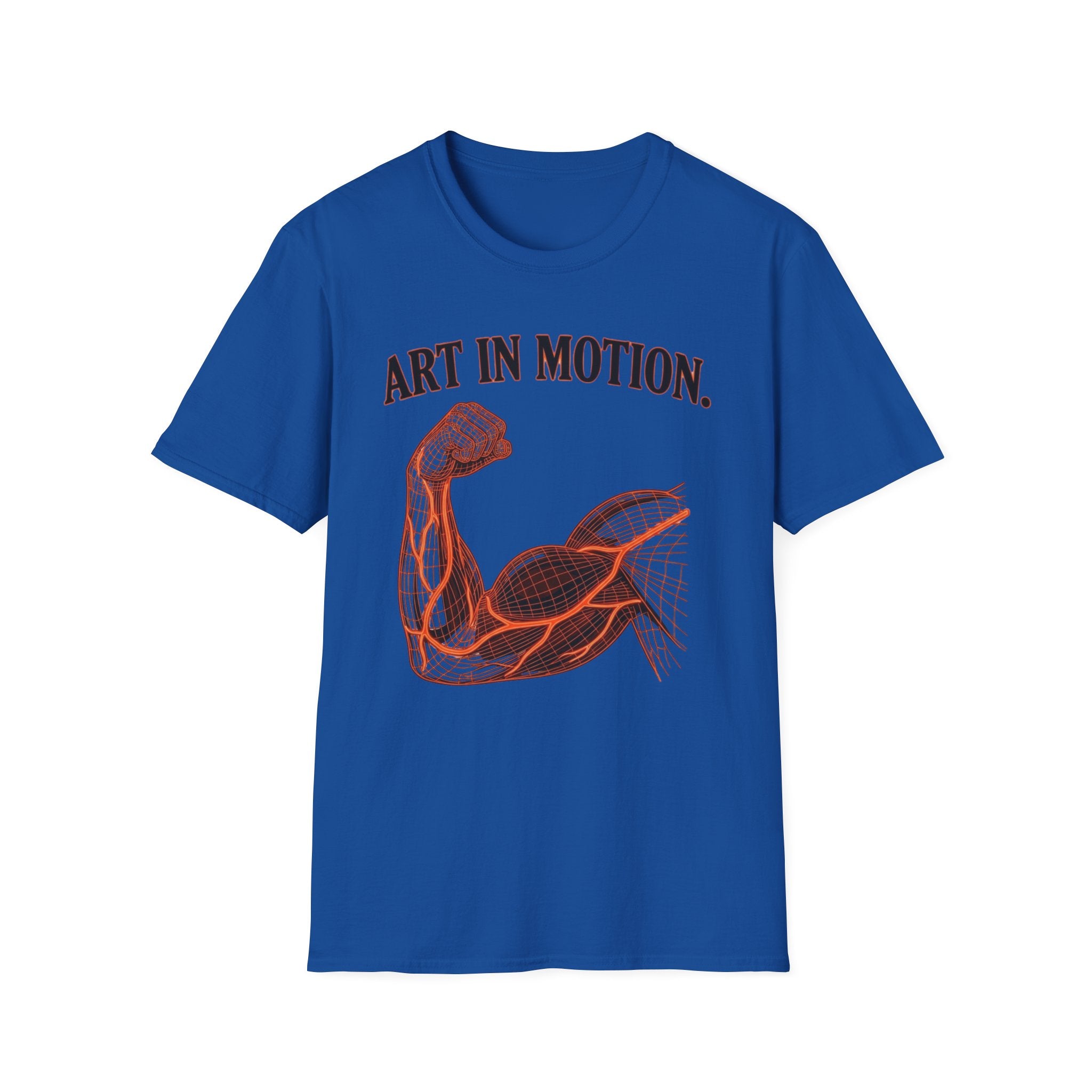 Art In Motion — Graphic Muscular Arm Tee
