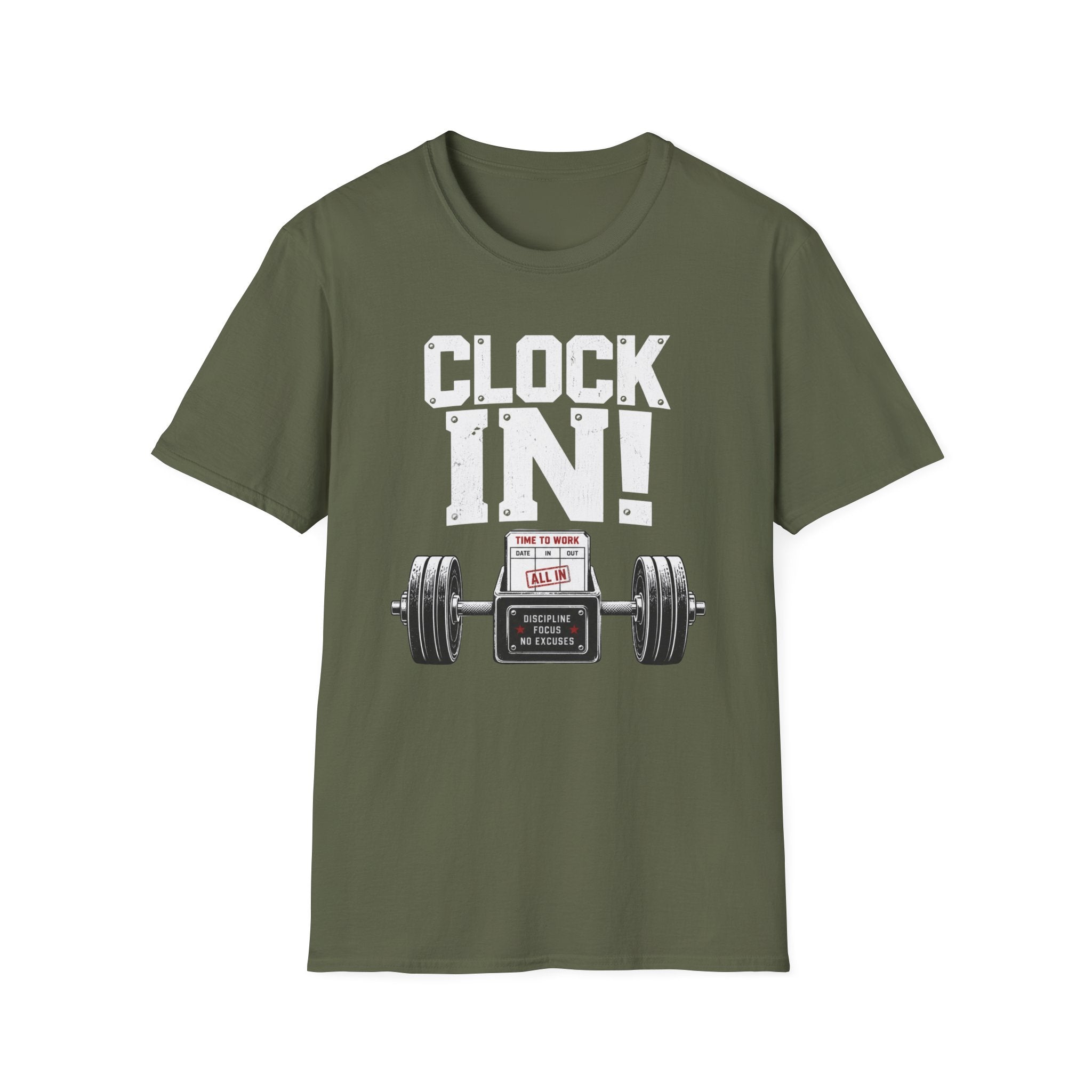 Clock In! — Weightlifting Discipline Tee
