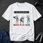 Min Maximizing My Body Skeleton Workout T-Shirt