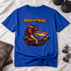 Dragon Mode – Fiery Dragon Weightlifting Graphic Tee