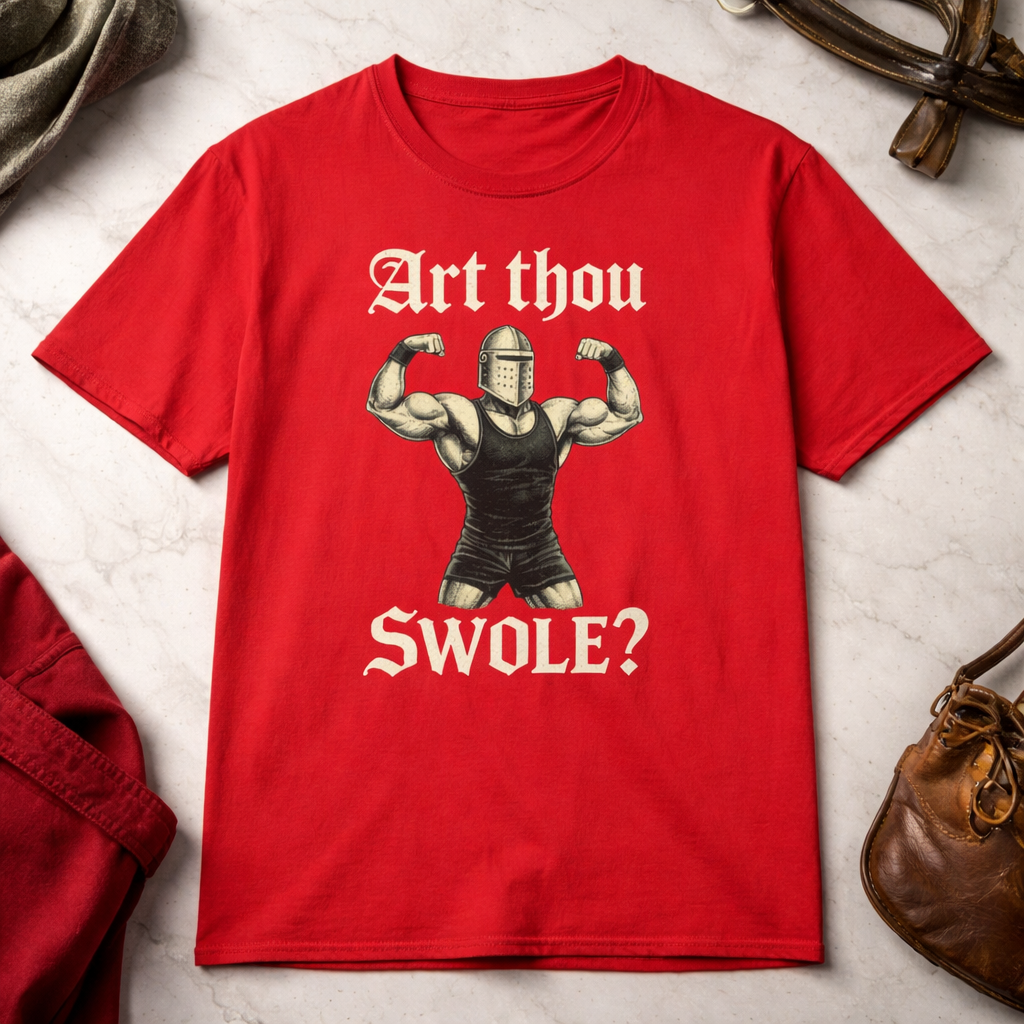 Art Thou Swole? Knight Workout T-Shirt