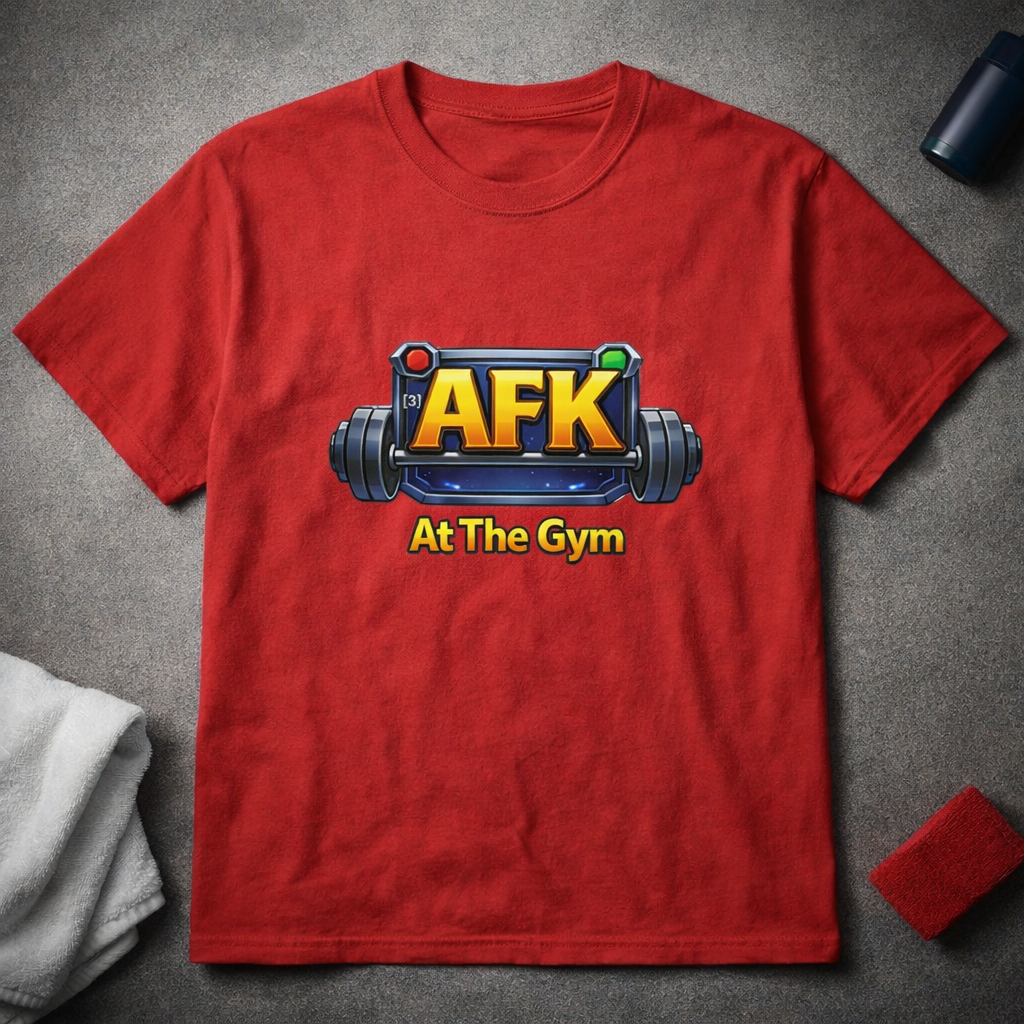 AFK At The Gym — Funny Gamer Workout Tee