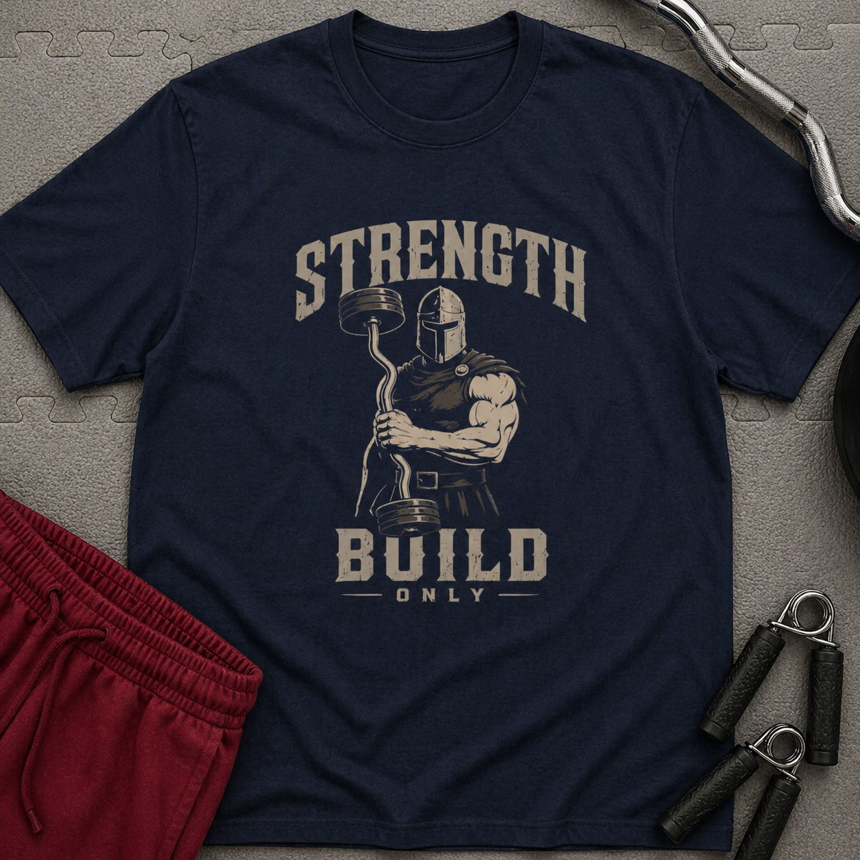 Strength Build — Spartan Hammer Gym Tee