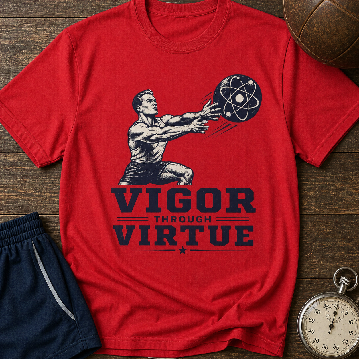 Vigor Through Virtue Fitness T-Shirt
