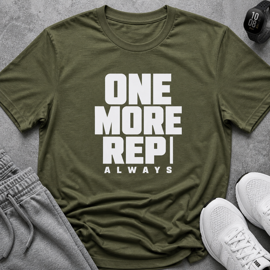 One More Rep Always Gym Tee