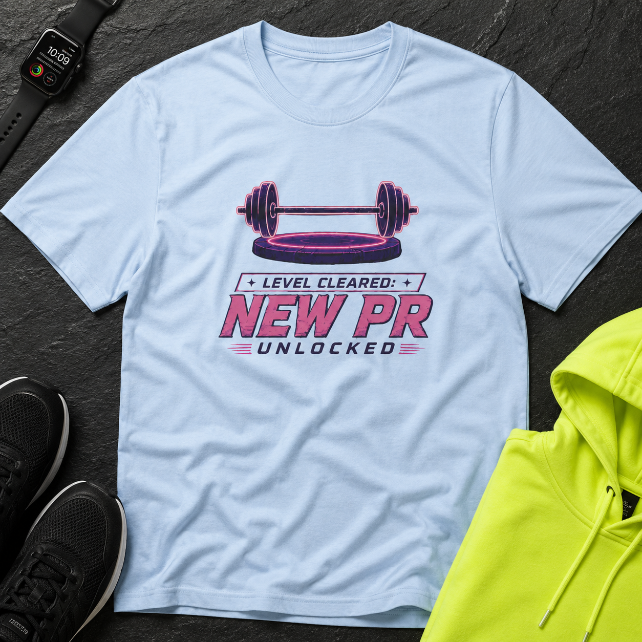 New PR Unlocked — Weightlifting Tee