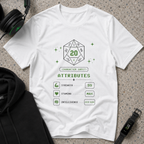 Character Sheet Attribute Tee
