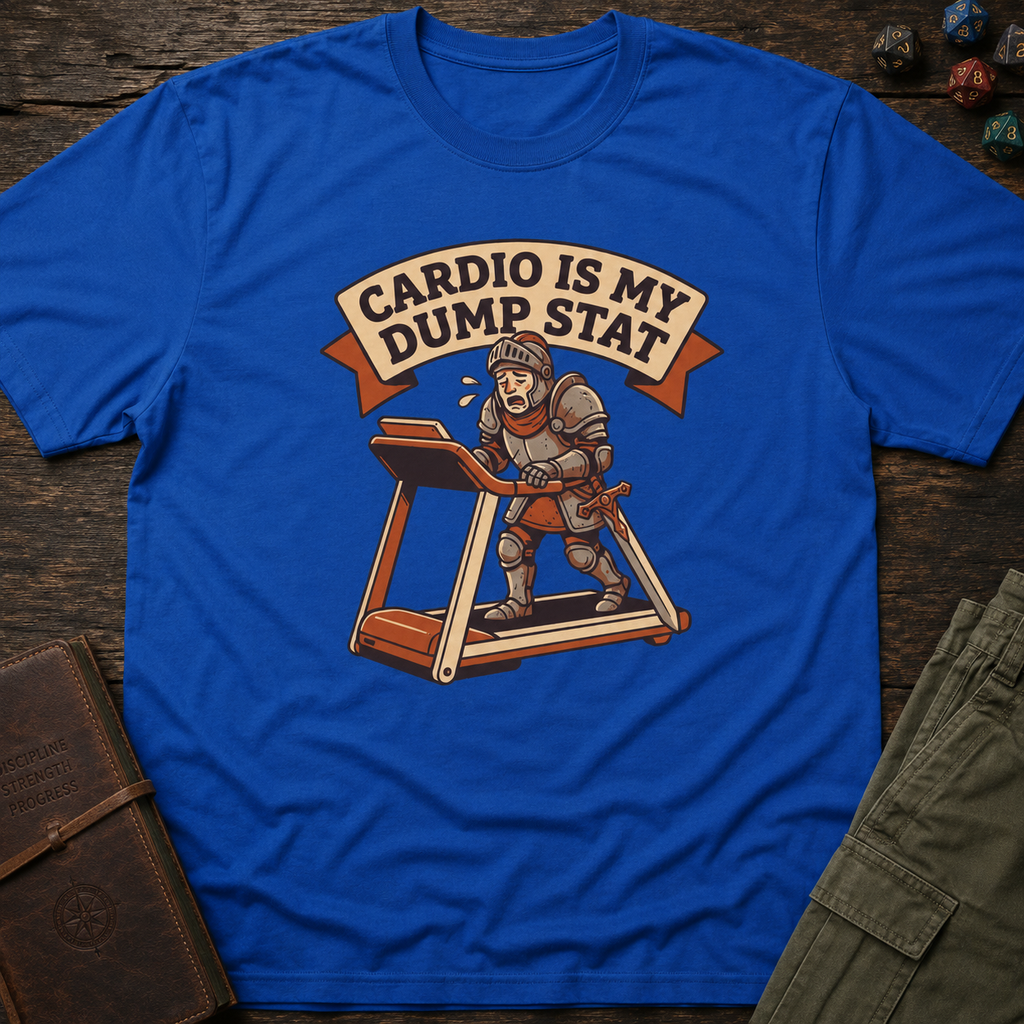 Cardio Is My Dump Stat — Funny RPG Fitness Tee