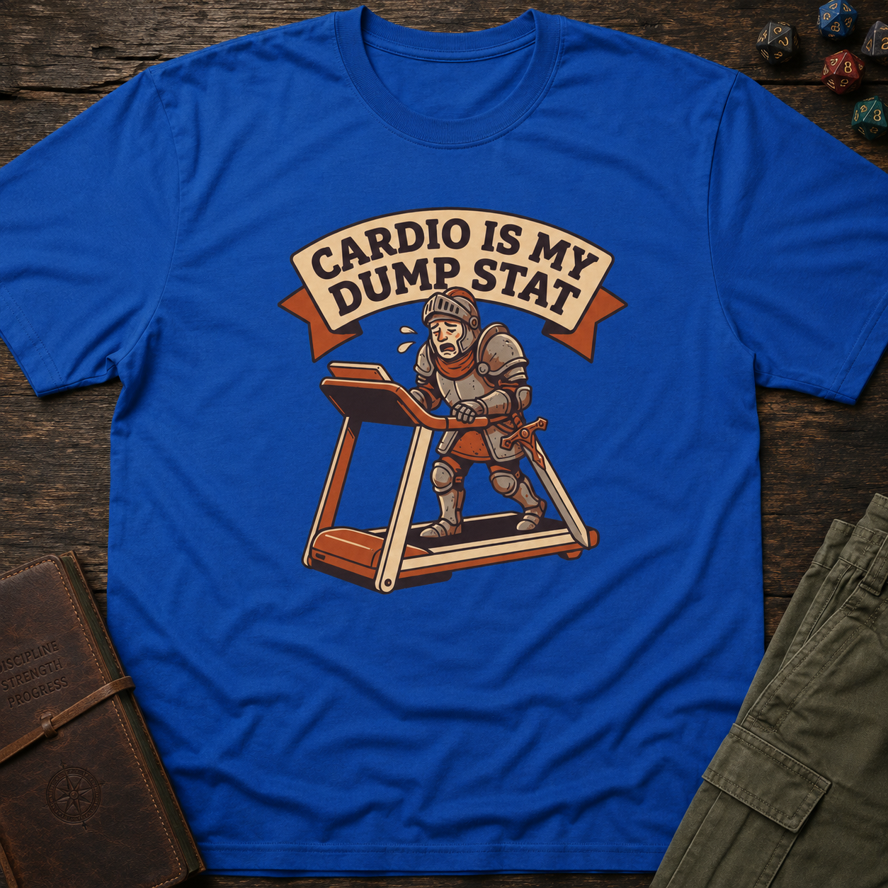 Cardio Is My Dump Stat — Funny RPG Fitness Tee