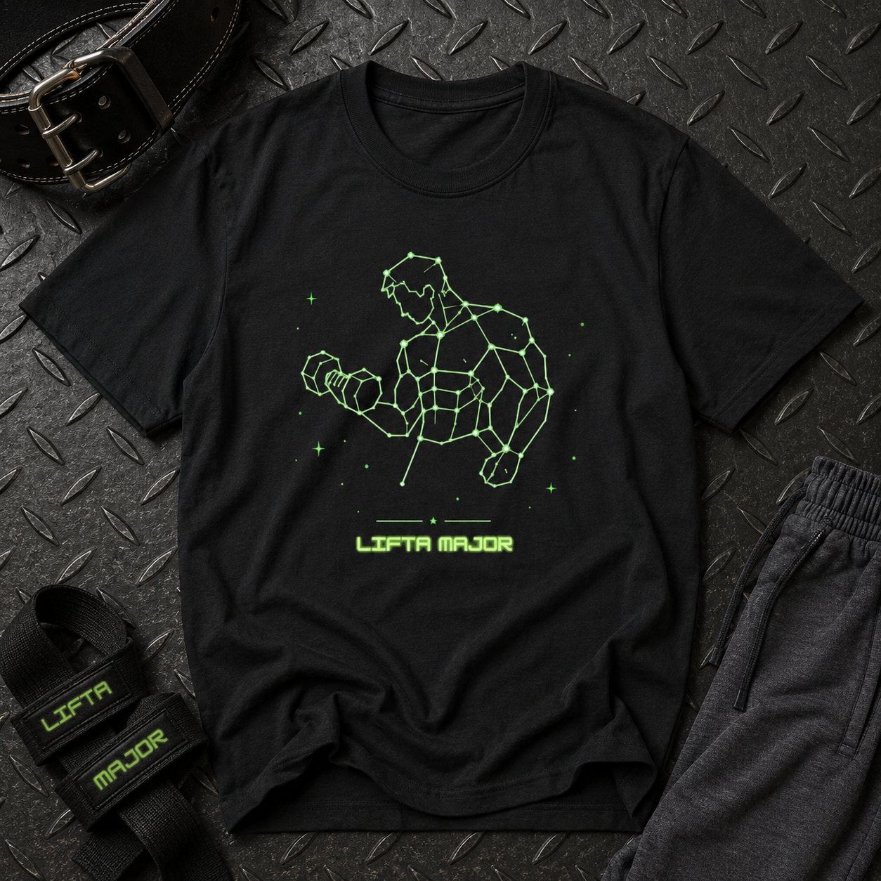 Constellation 'LIFTA MAJOR' Fitness Graphic Tee