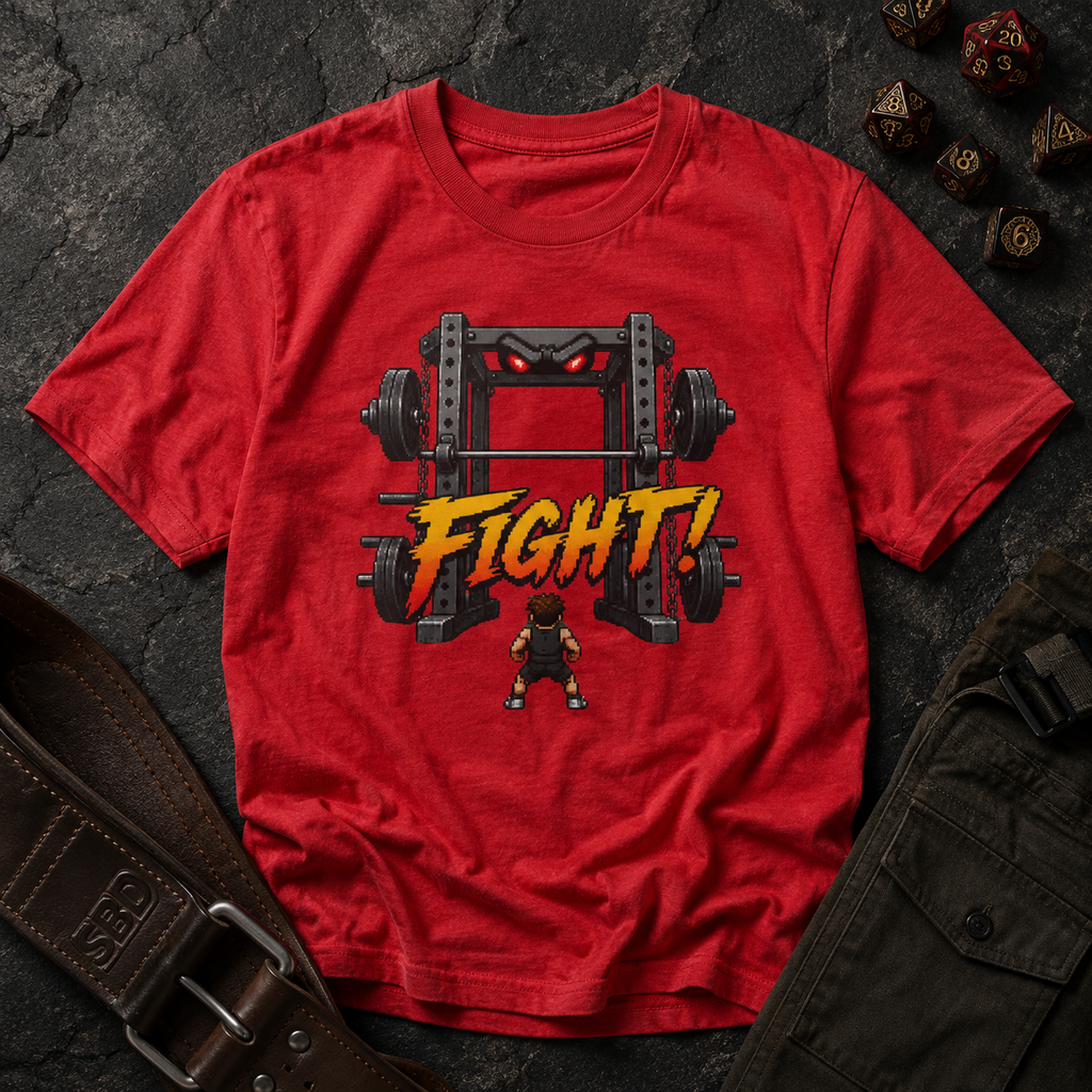 Fight! - Squat Rack Boss Fight Tee