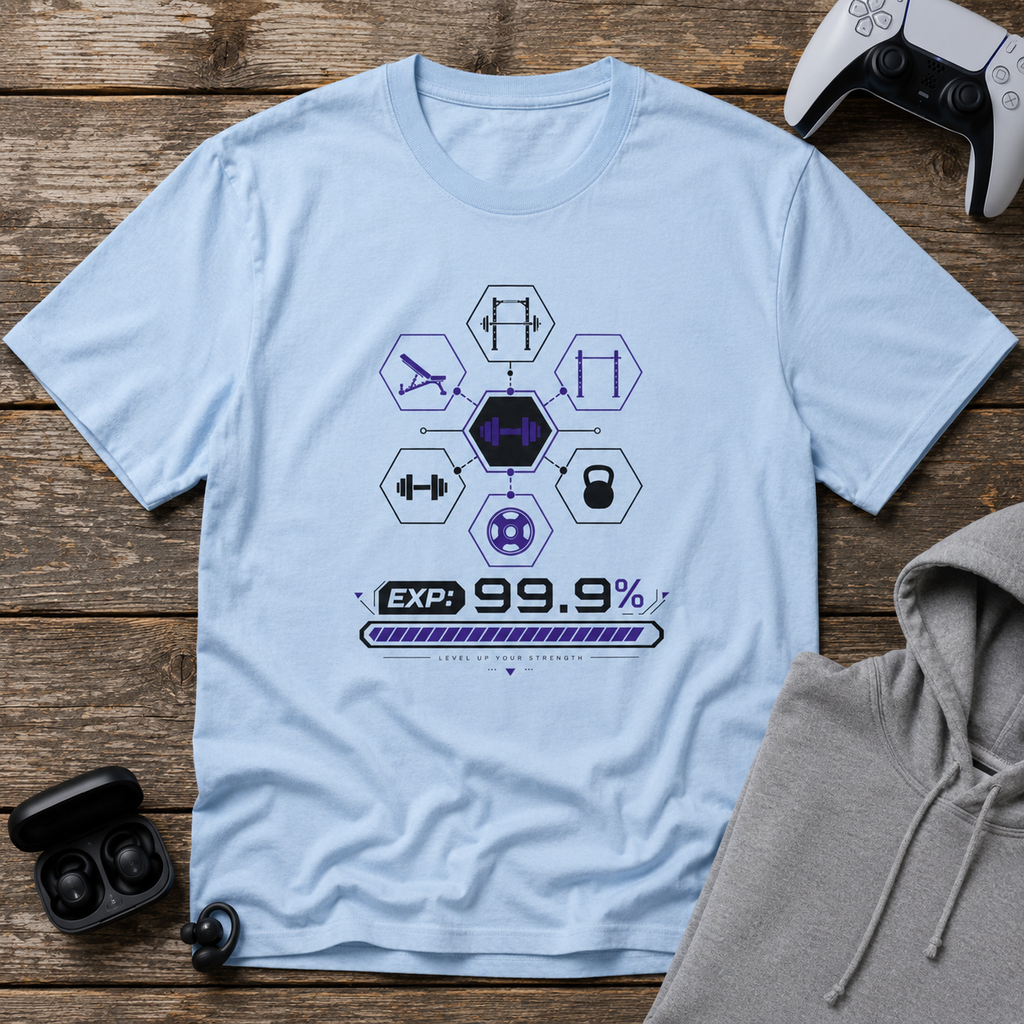EXP 99.9% Progress Bar Tee