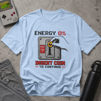 Energy 0% "Insert Coin to Continue" Tee
