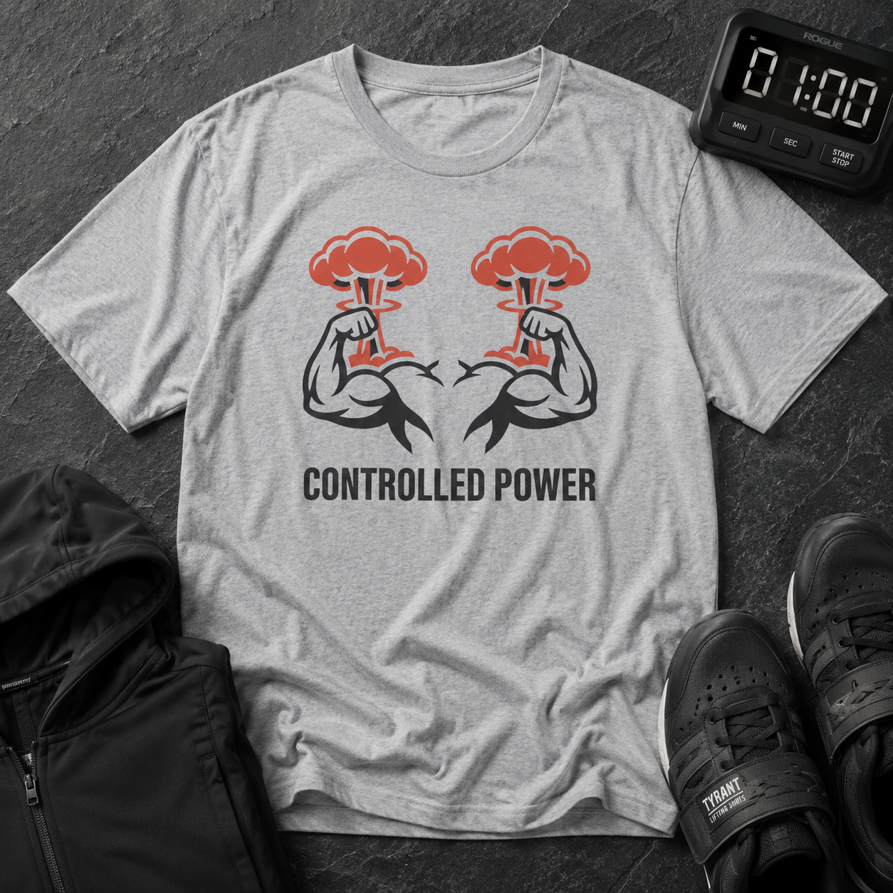 Controlled Power  — Graphic Fitness Tee