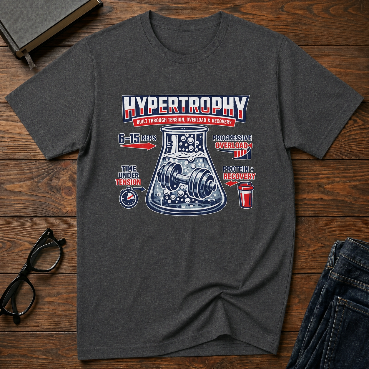 Hypertrophy Science of Gains Tee
