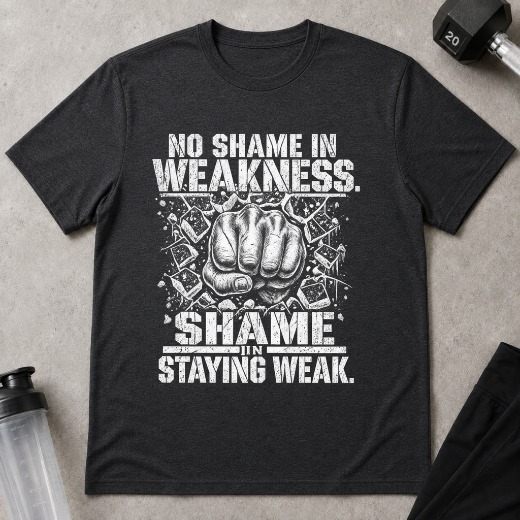 No Shame In Weakness, Shame In Staying Weak Tee