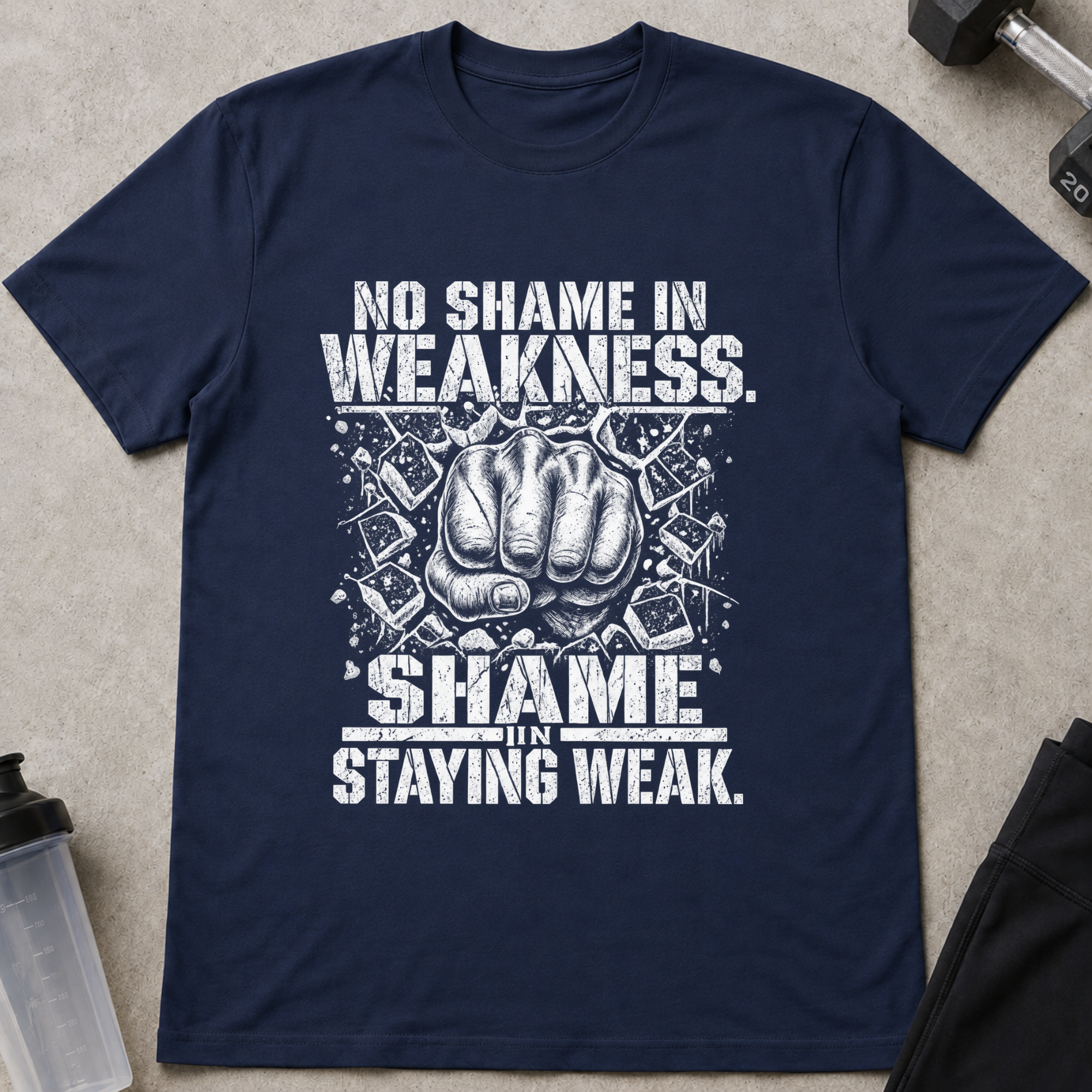No Shame In Weakness, Shame In Staying Weak Tee